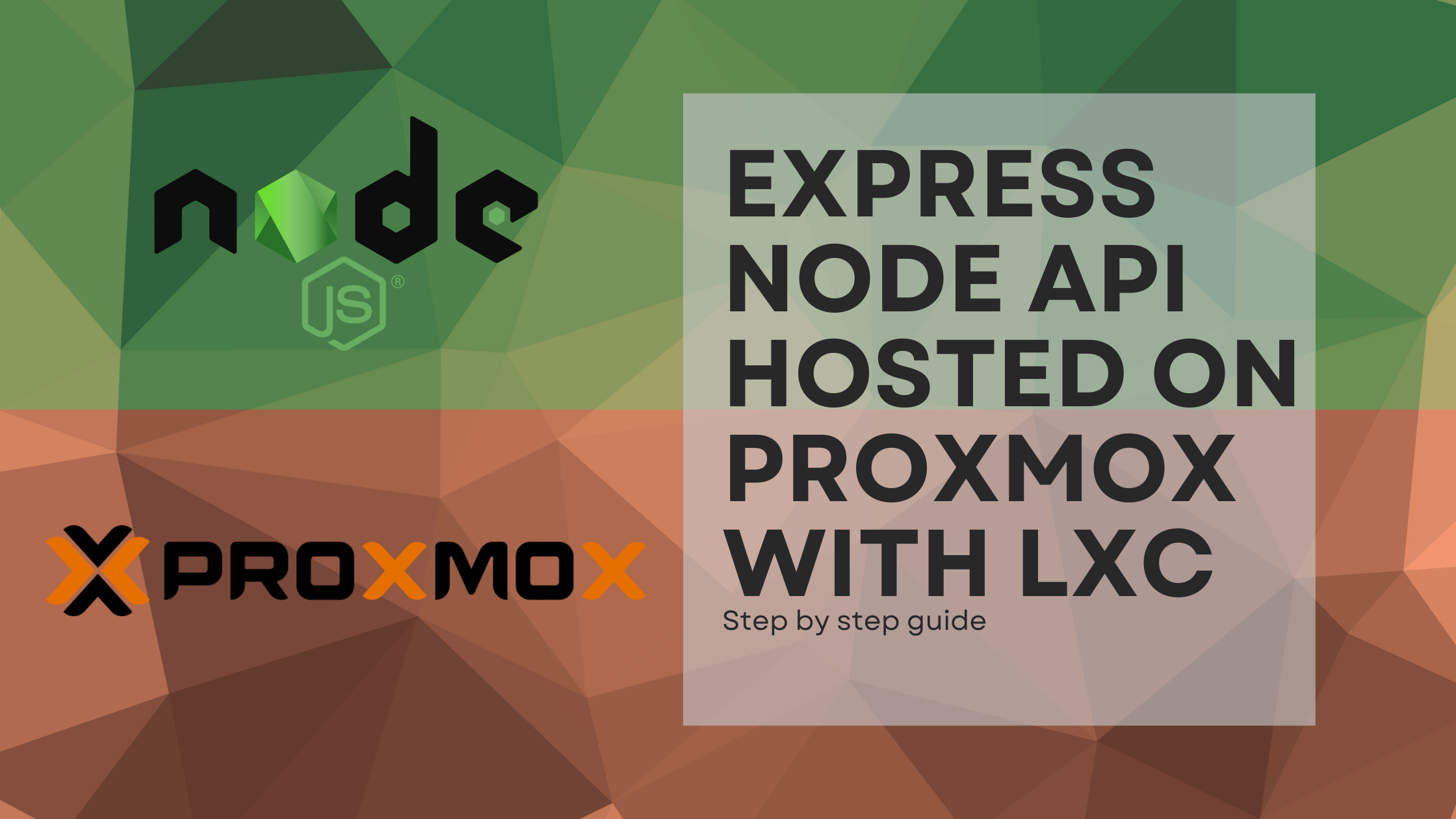 Read more about the article Express Node API Hosted on Proxmox with LXC