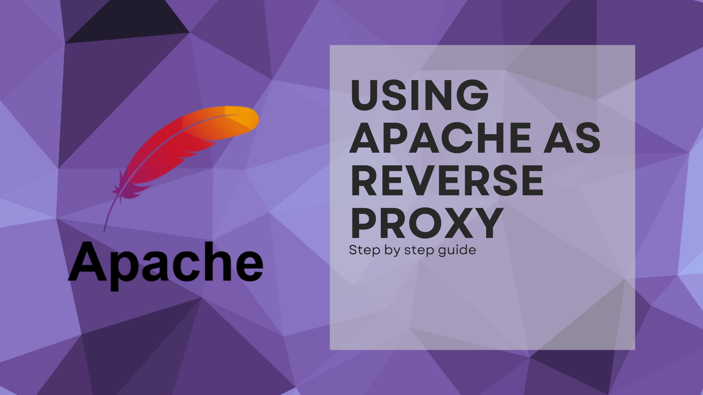 Read more about the article Using Apache as Reverse Proxy