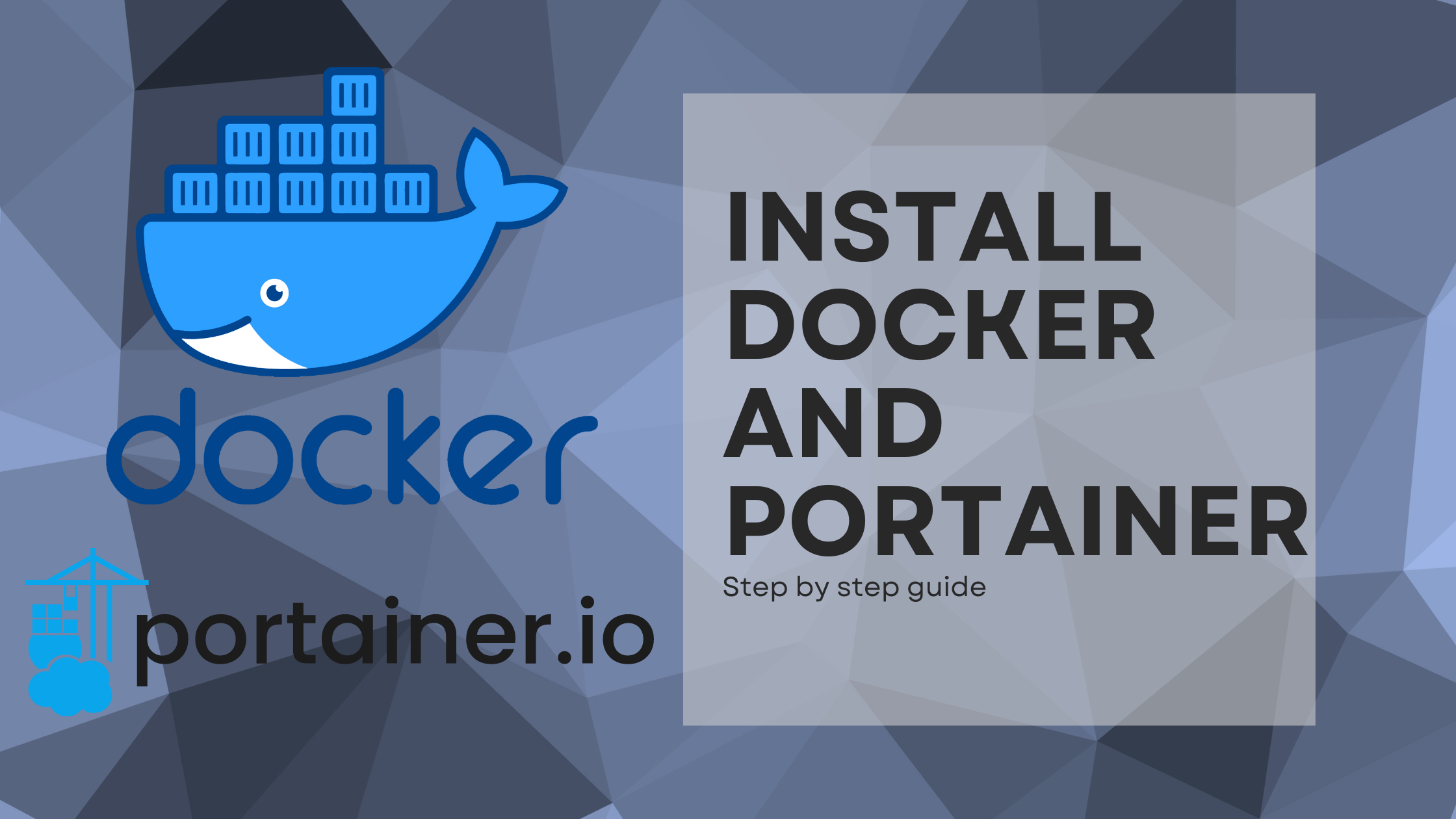 Read more about the article Install Docker and Portainer CE